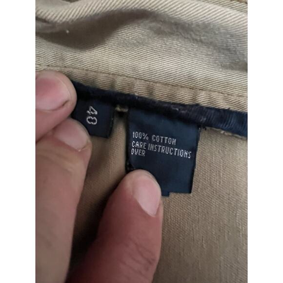 Polo Ralph Lauren Cargo Shorts Mens 40 Classic Y2k Baggy Pockets Khaki Beige - Picture 6 of 9